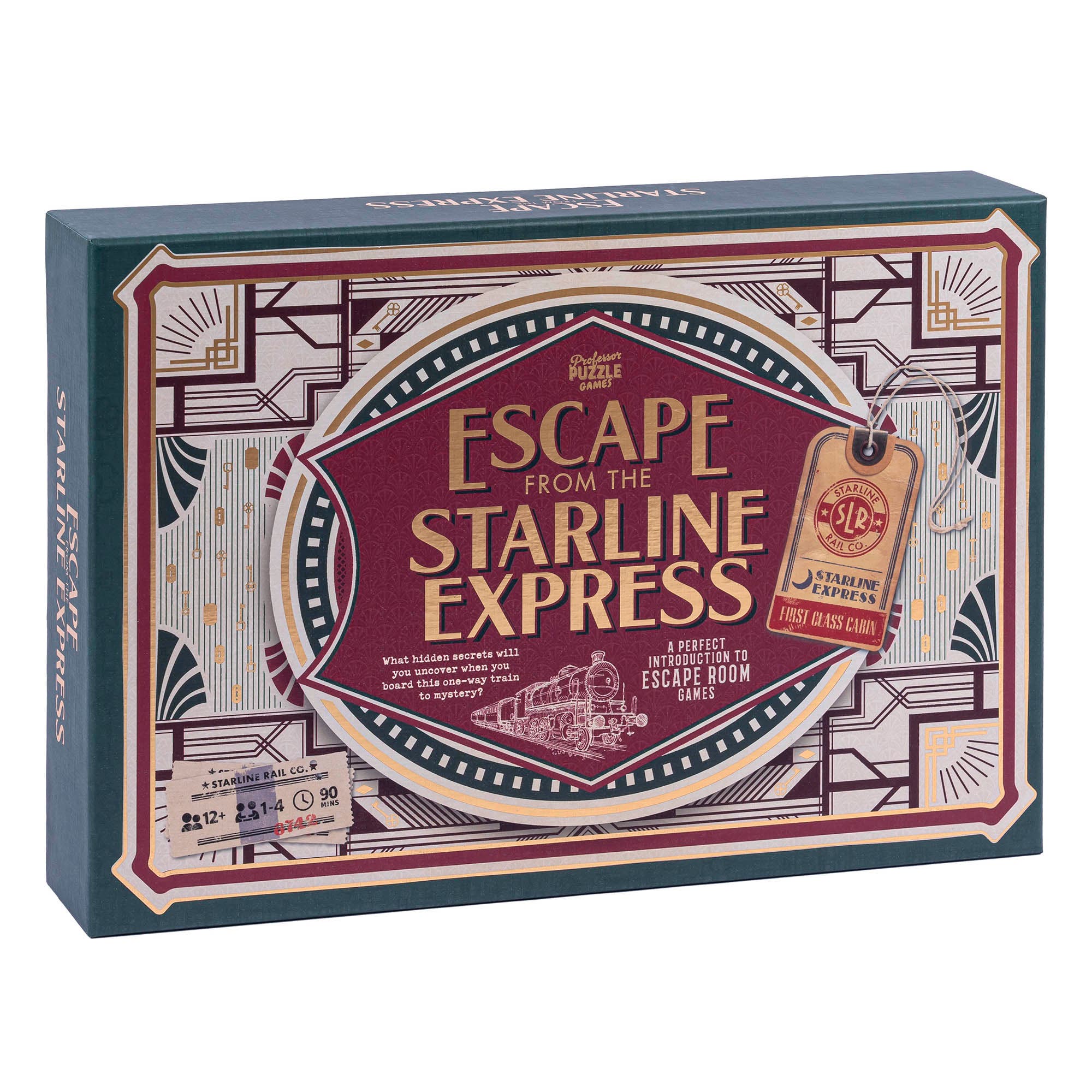 Professor Puzzle Escape Starline Express 2nd Ed Escape Room Game in Multicolored 