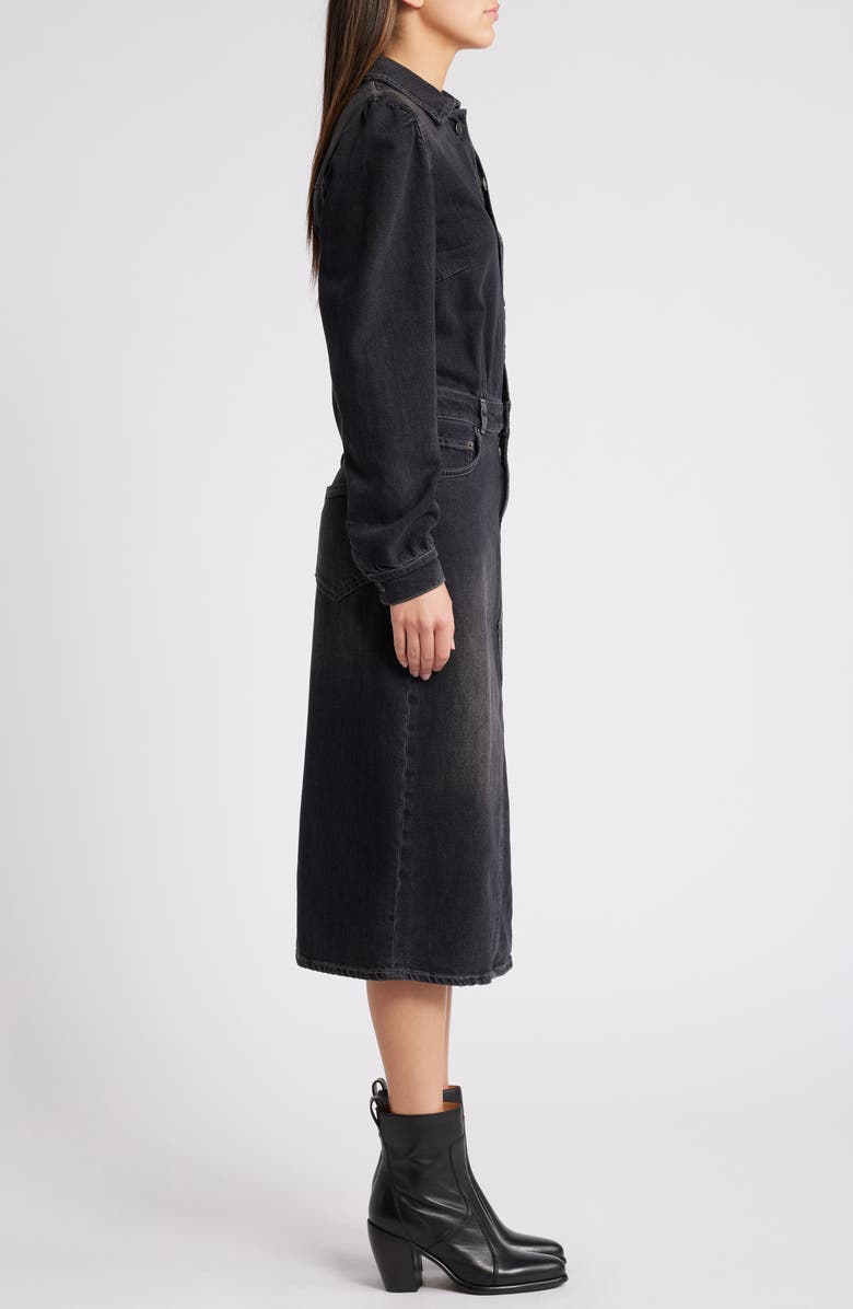 Rails Beverly Long Sleeve Denim Shirtdress, Alternate, color, Eclipse