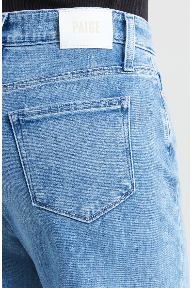 Anessa High Waist Raw Hem Wide Leg Jeans, Alternate, color, BEBOP