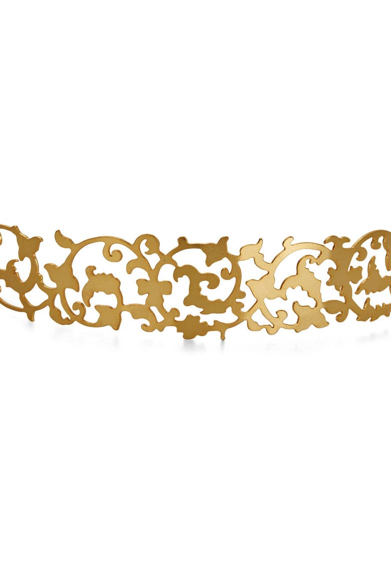 KIMYA CHOKER, Alternate, color, Gold Plated