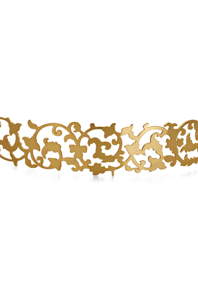 Dhwani Bansal KIMYA CHOKER, Alternate, color, Gold Plated