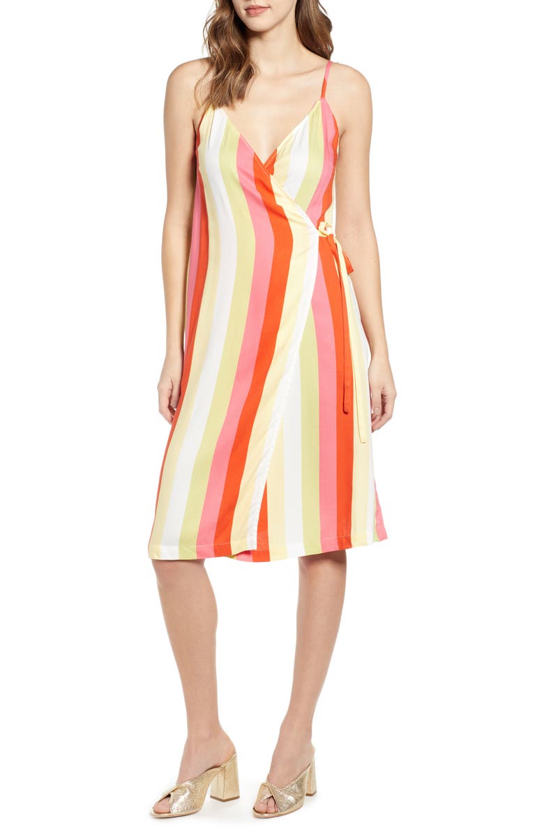 Leith Everyday Wrap Dress, Main, color, 