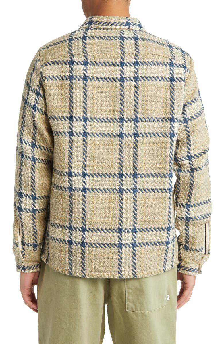 Wax London Whiting Plaid Button-Up Overshirt, Alternate, color, 