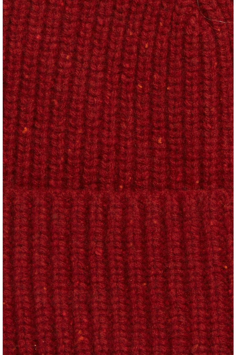 Chunky Merino Wool Cuff Beanie, Alternate, color, KILT RED
