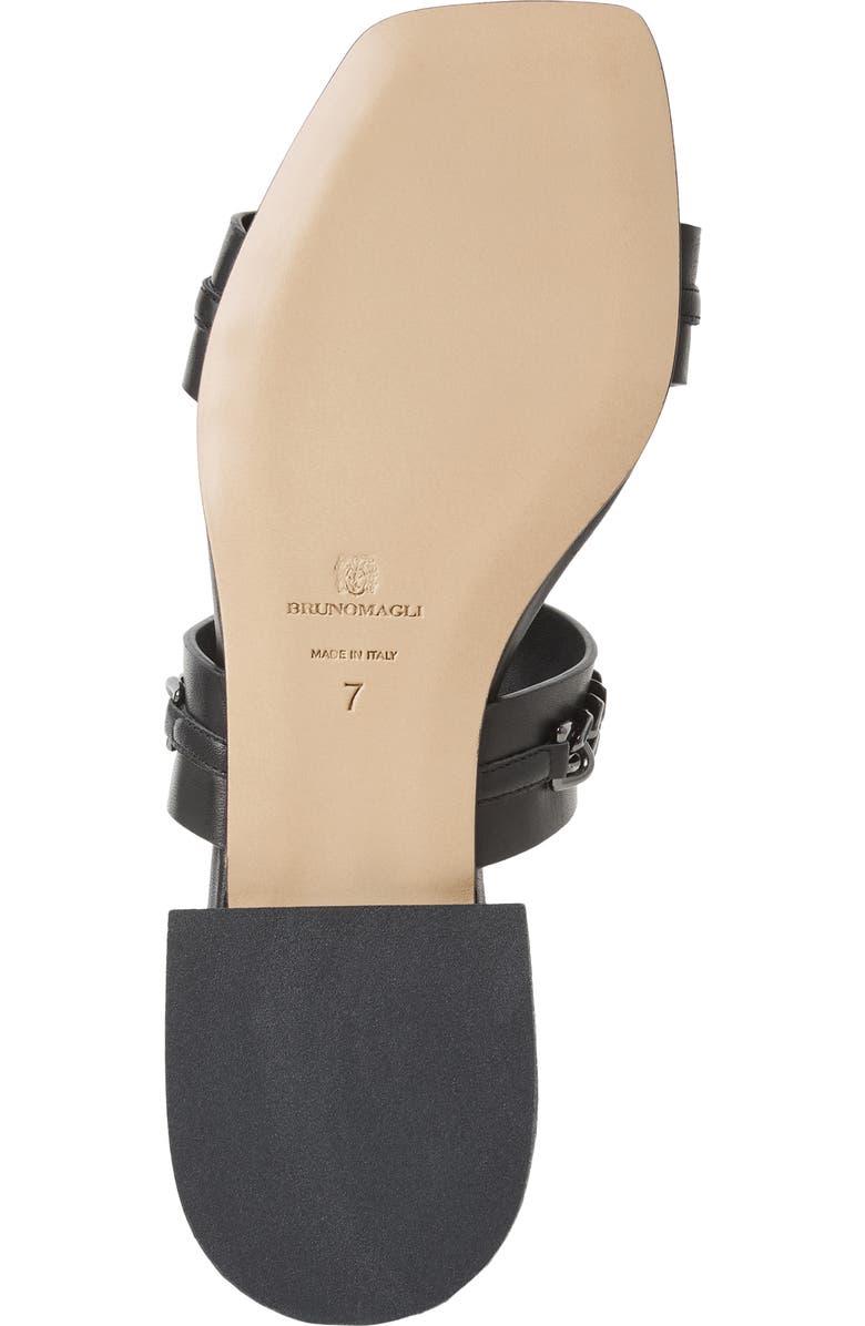 Bruno Magli Brunella Slide Sandal, Alternate, color, Black Nappa