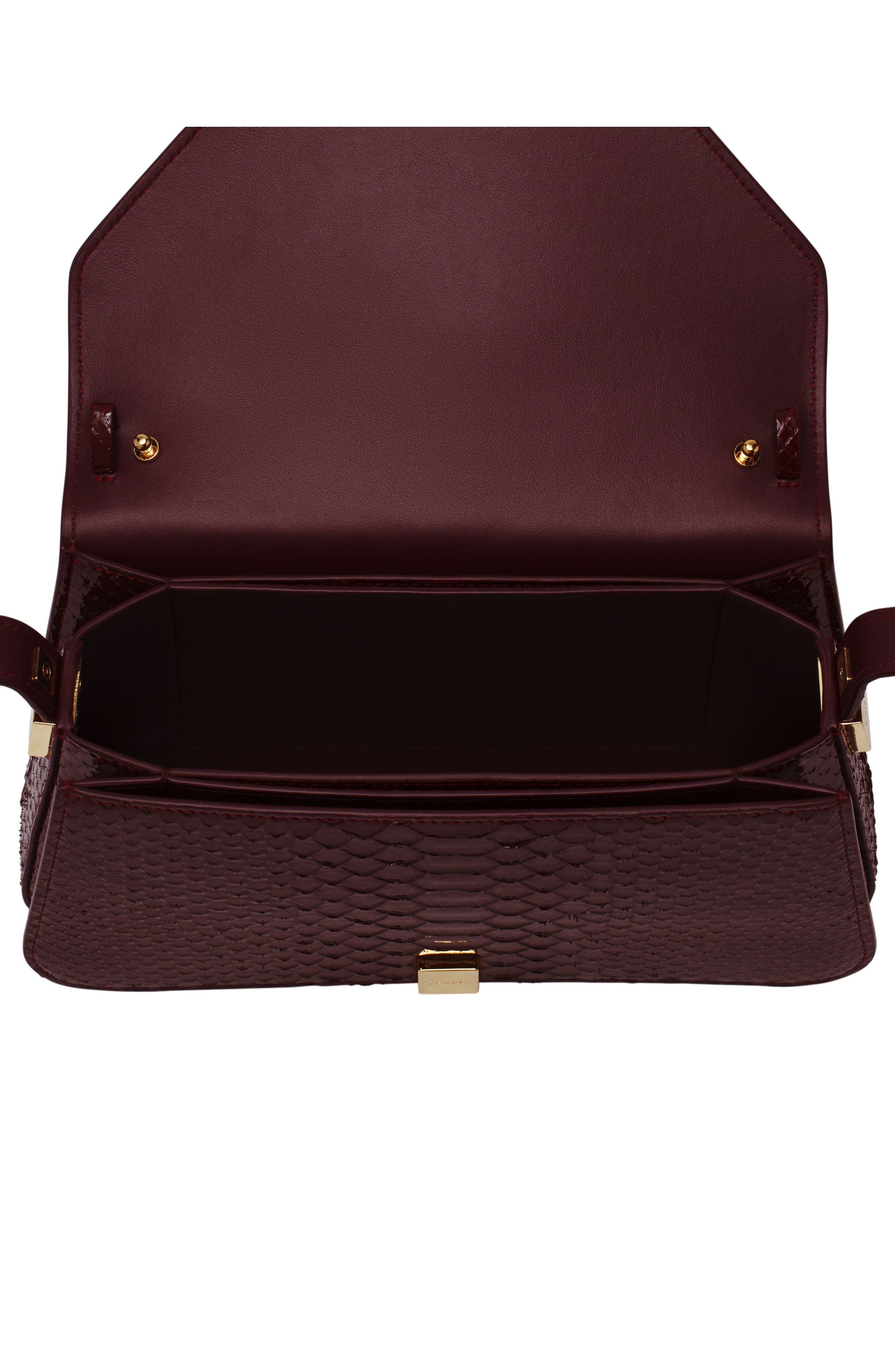 Lanvin Concerto Arpege Python Bag, Alternate, color, 