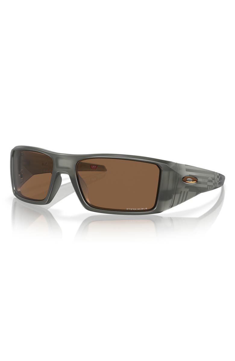 Oakley Heliostat 61mm Prizm<sup>™</sup> Rectangular Sunglasses, Alternate, color, 
