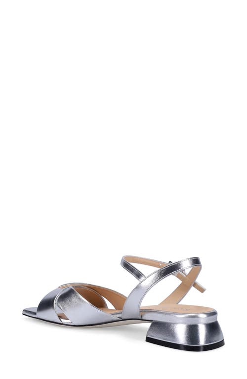 Ron White Brenna Ankle Strap Sandal In Silver