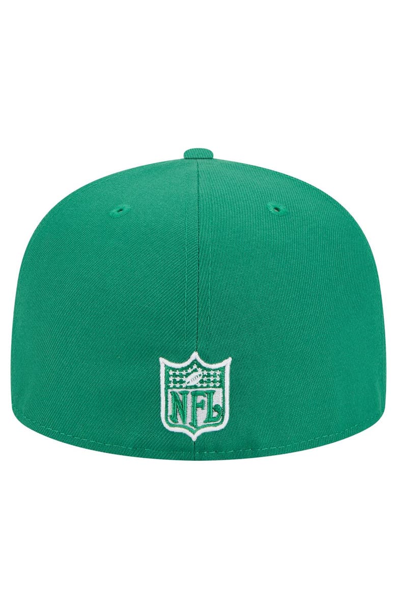 New Era Men's New Era Kelly Green Philadelphia Eagles Super Bowl LIX Champions Historic Side Patch 59FIFTY Fitted Hat, Alternate, color, Kelly Green