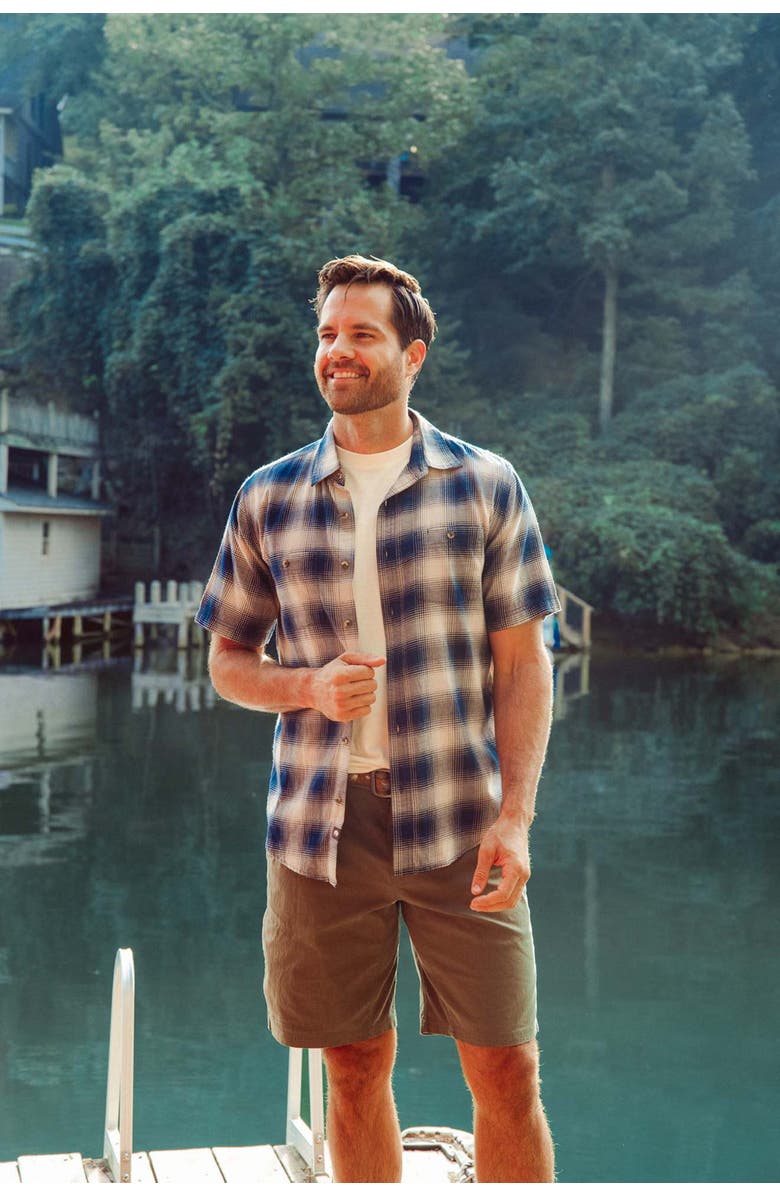 Mountain Khakis Cyrus Short Sleeve Woven Shirt, Alternate, color, Lemon