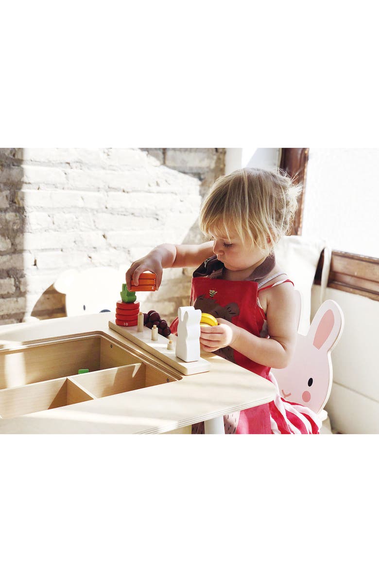 Tender Leaf Toys Forest Wooden Table & Chairs Playset, Alternate, color, Multi