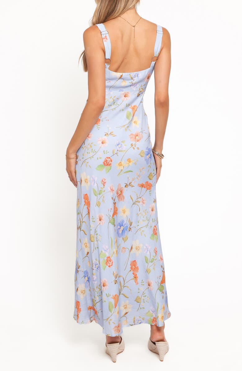 Petal & Pup Lunaria Floral Print Sleeveless Dress, Alternate, color, Blue Floral