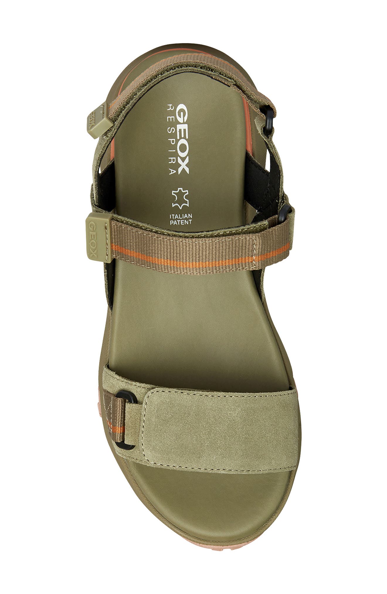 Geox Sorapis Strappy Sandal, Alternate, color, 