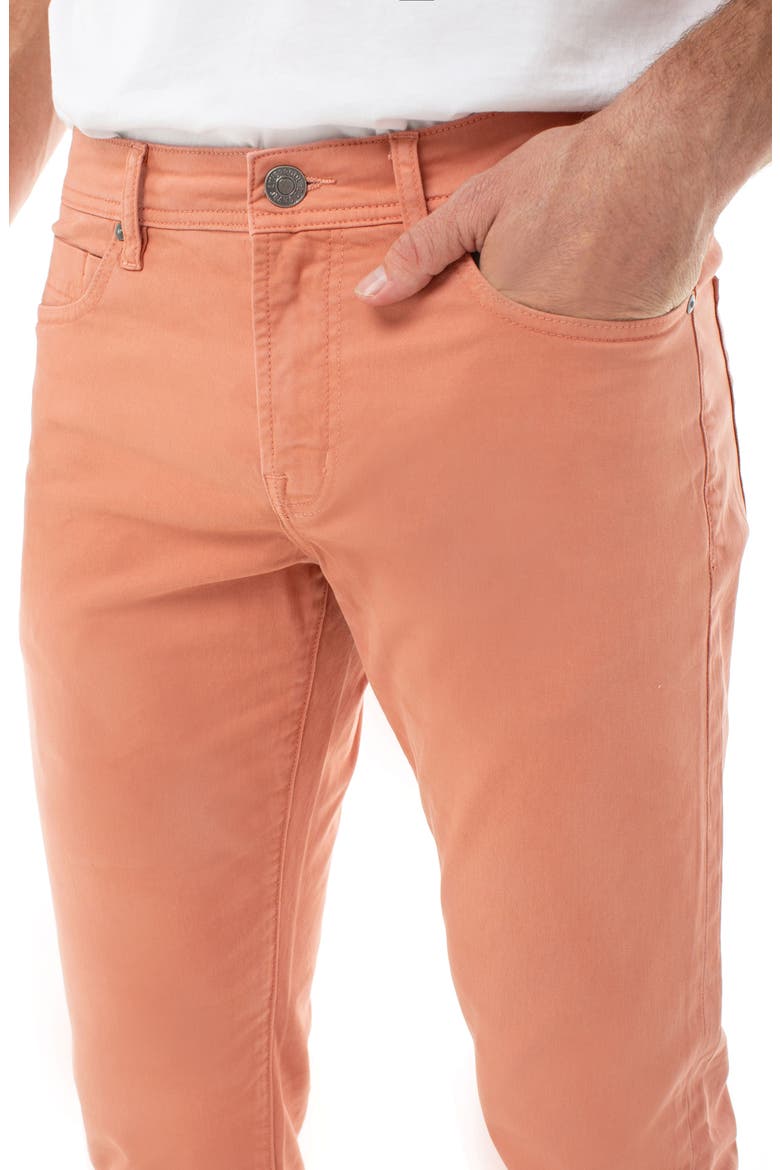 Kingston Modern Straight Leg Twill Pants, Alternate, color, INFERNO