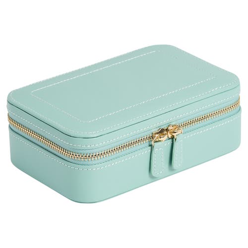 Wolf Sophia Travel Zip Case In Green
