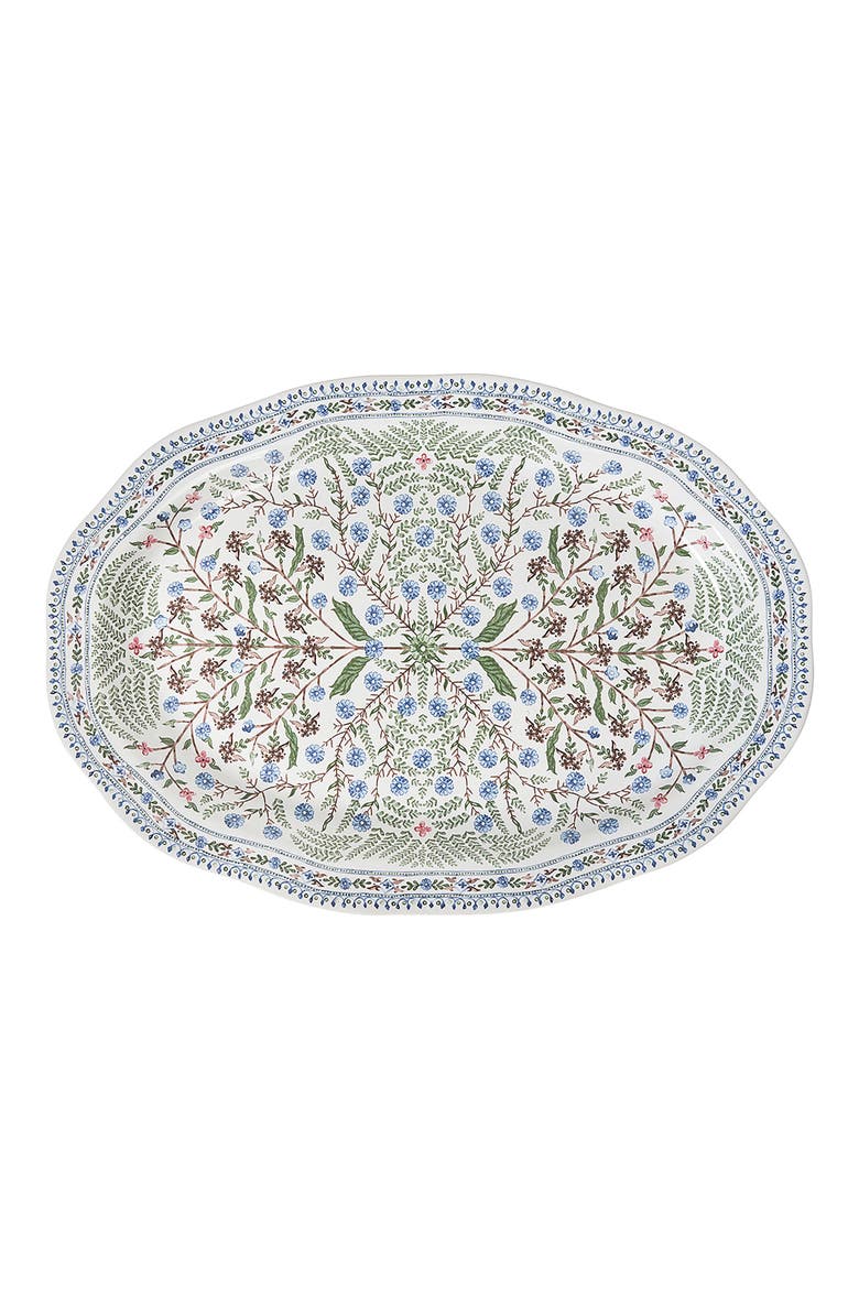 Villa Seville Oval Platter, Main, color, CHAMBRAY