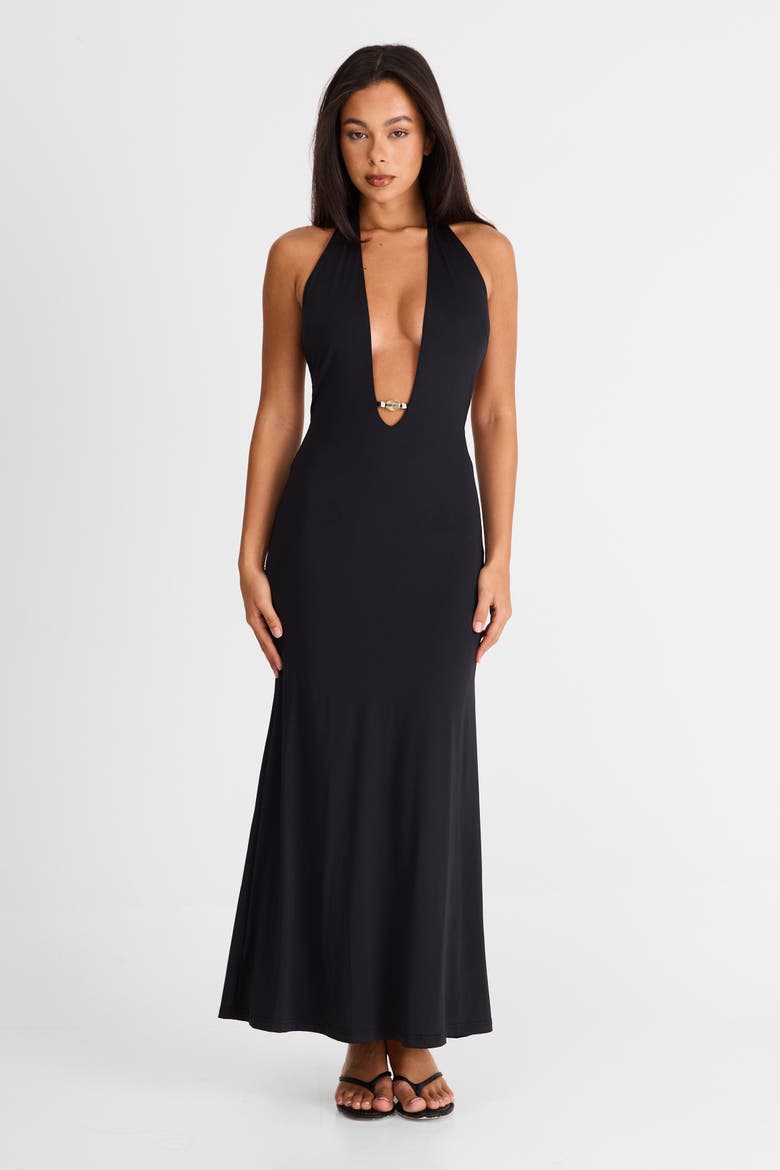 Solene Maxi Dress, Main, color, Black