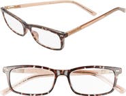 Kate Spade New York kate spade new york jodie 50mm rectangular reading glasses