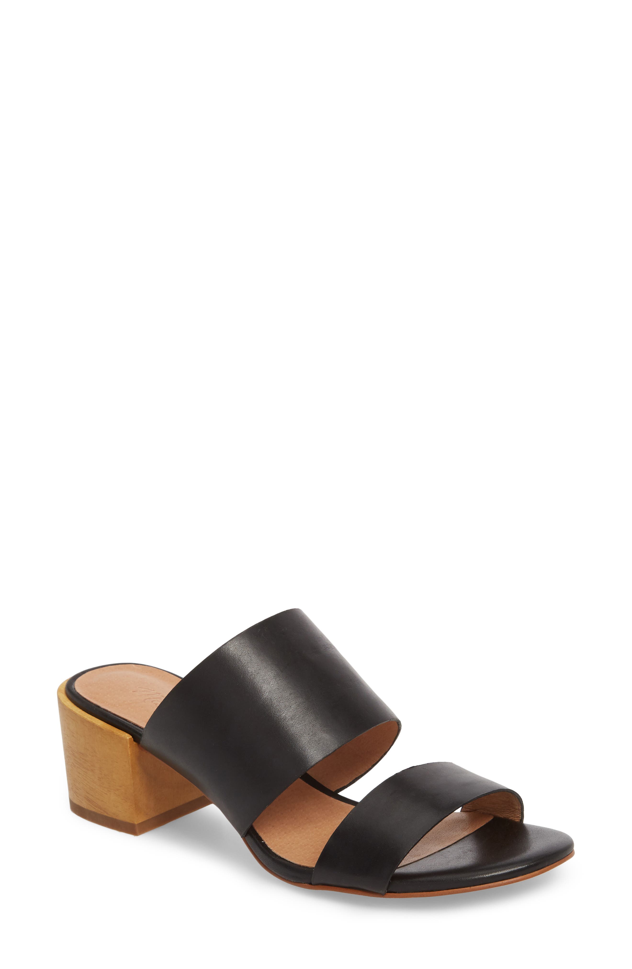 Madewell Kiera Block Heel Slide, Main, color, 
