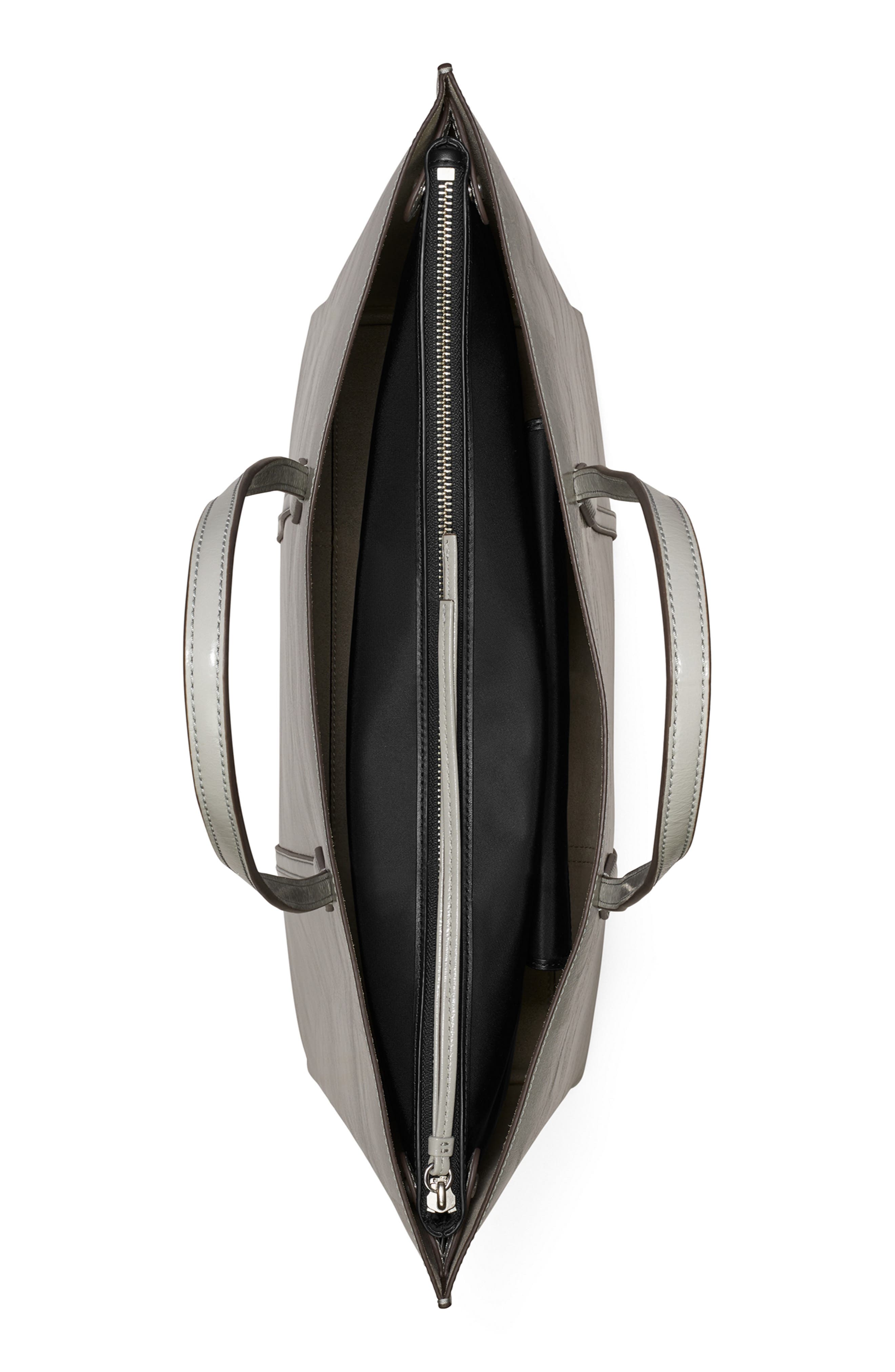 Tory Burch Perry Distressed Leather Tote, Alternate, color, 