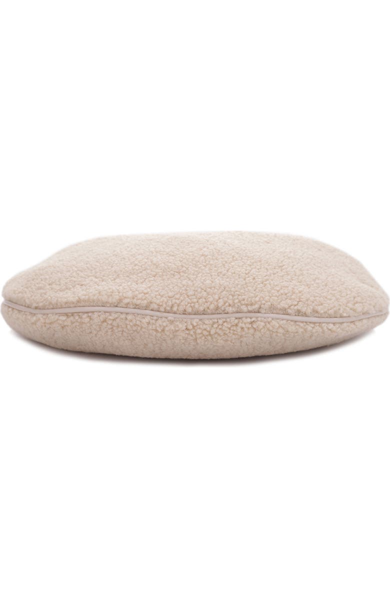 Mali + Lili Megan High Pile Fleece Crescent Bag, Alternate, color, Latte