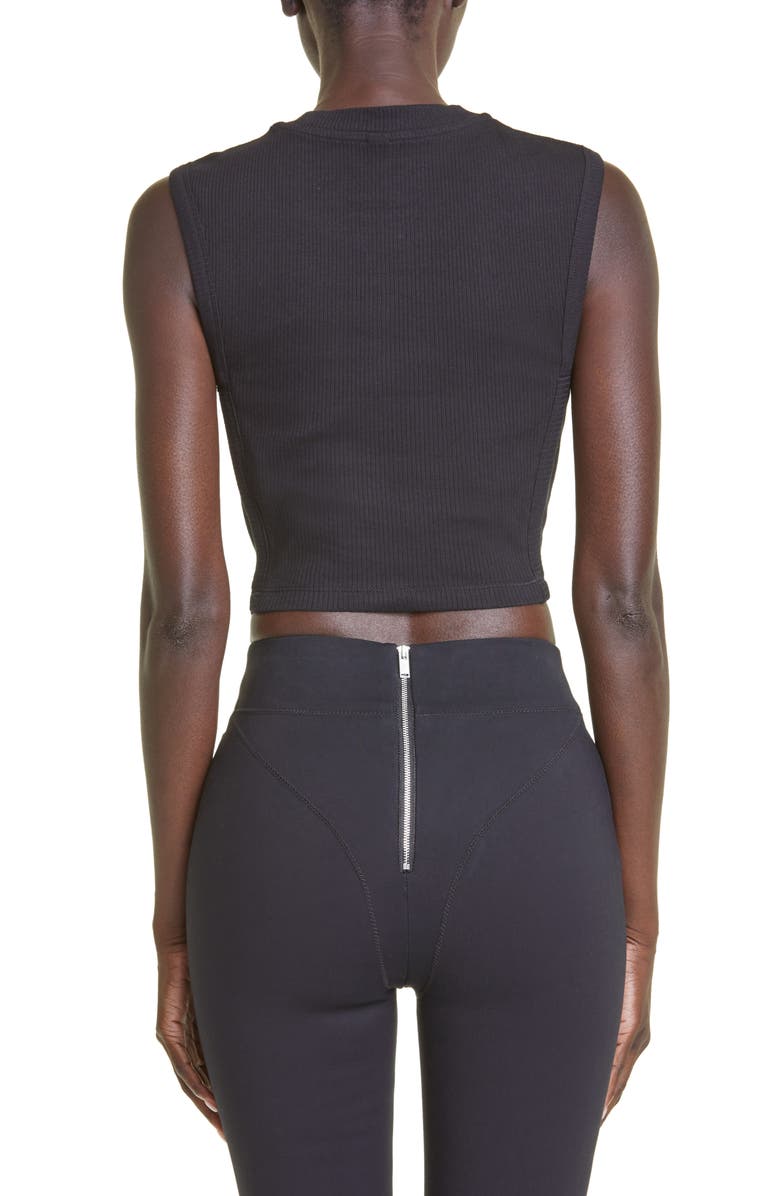 Dion Lee Gender Inclusive Rib Jersey Corset Tank, Alternate, color, 