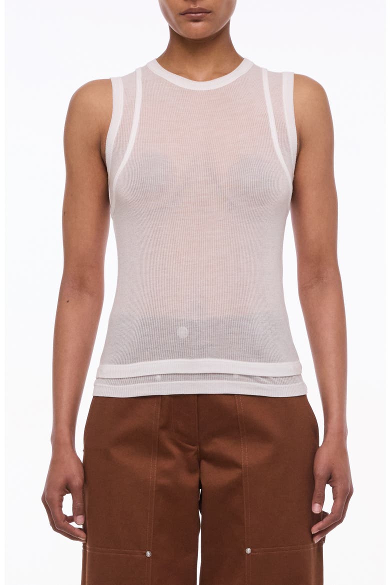 Layer Rib Tank, Main, color, OPTIC WHITE