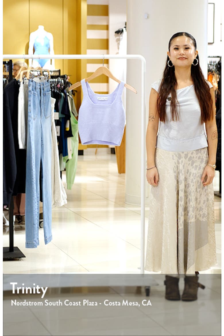 Isabel Crop Sweater Tank video