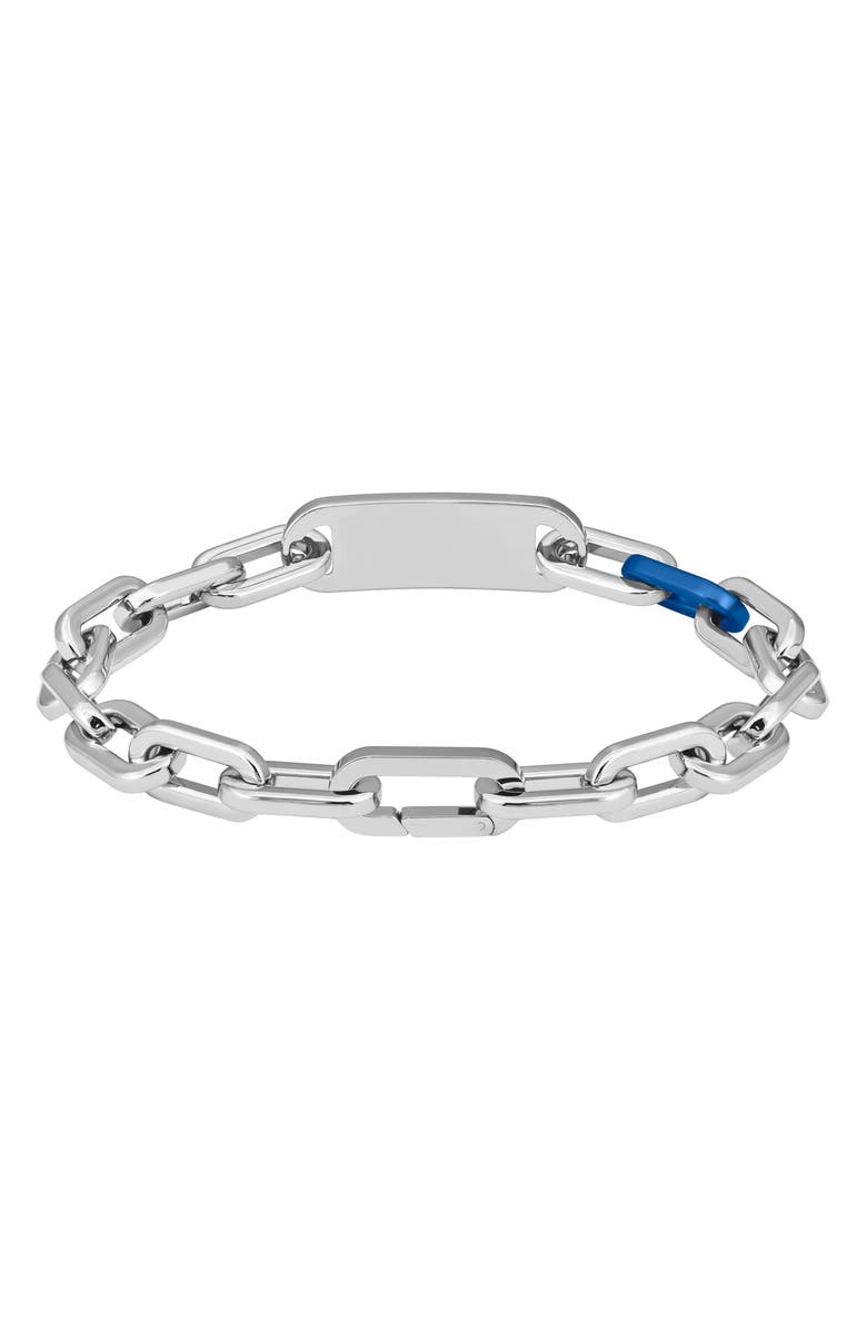 Lacoste Men's Crew Bracelet, Alternate, color, Silver