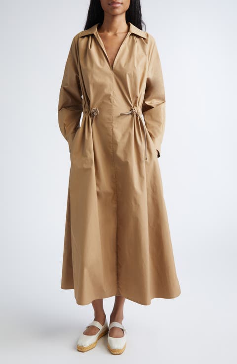 Ottelia Long Sleeve Maxi Shirtdress