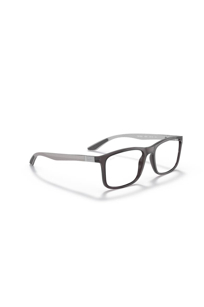 55mm Rectangle optical glasses, Alternate, color, Grey