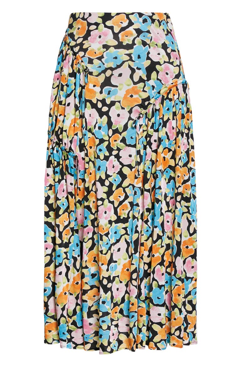 Paloma Floral Jersey Skirt, Alternate, color, WATERCOLOR FLORA