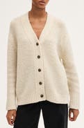 Madewell Oversize Bouclé Wool Blend Cardigan