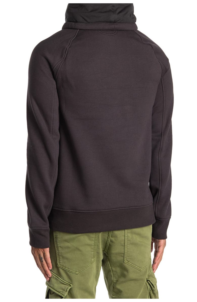 Helmut Lang Brushed French Terry Cowl Neck Hoodie, Alternate, color, 