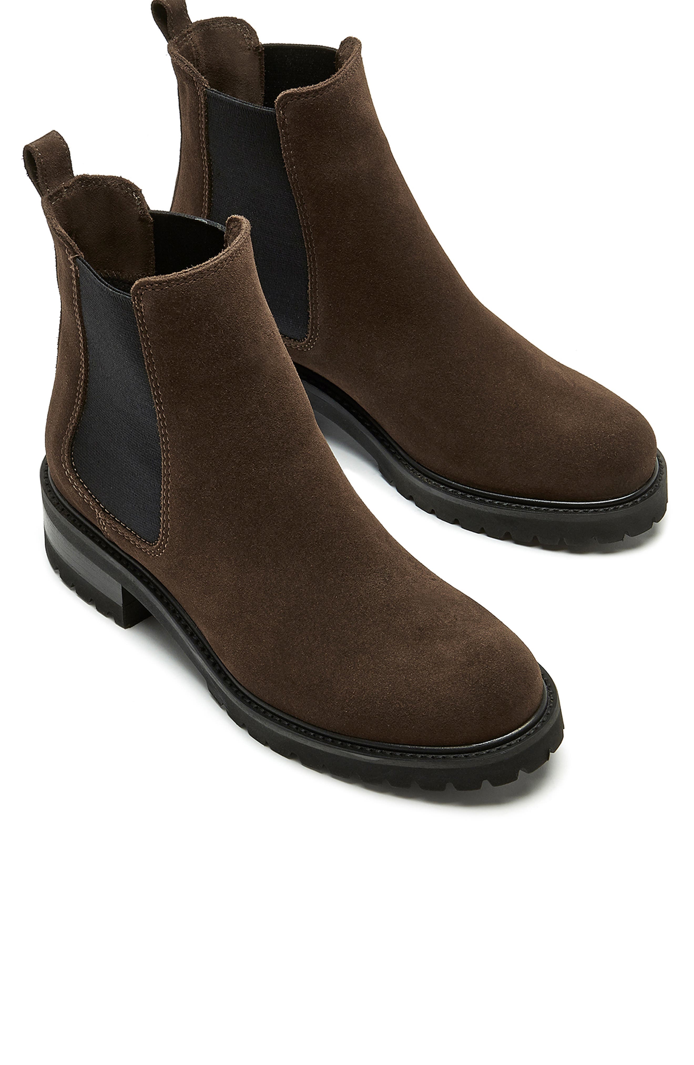 Cye City Dry™ Waterproof Chelsea Boot, Alternate, color, BRUNETTE SUEDE