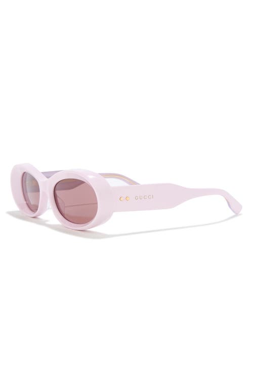 Gucci 54mm Oval Sunglasses In Multi