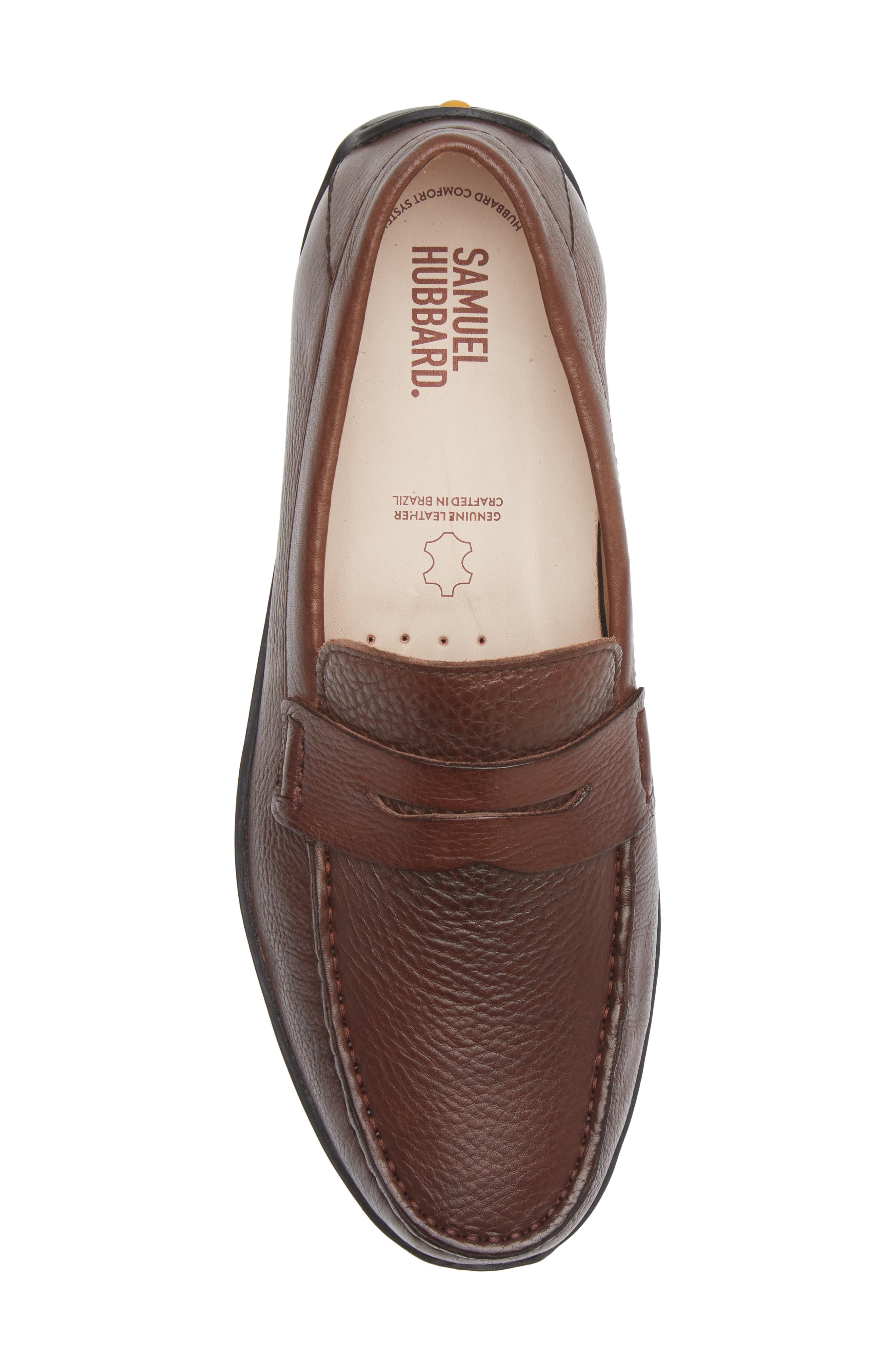 Free Spirit Driver Loafer, Alternate, color, BROWN LEATHER