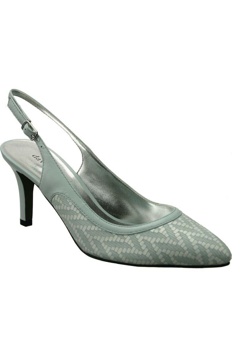 David Tate Bella Pointed Toe Slingback Pump, Main, color,