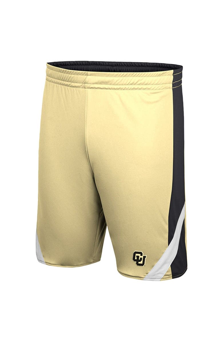 COLOSSEUM Men's Colosseum Black/Gold Colorado Buffaloes Am I Wrong Reversible Shorts, Alternate, color, 