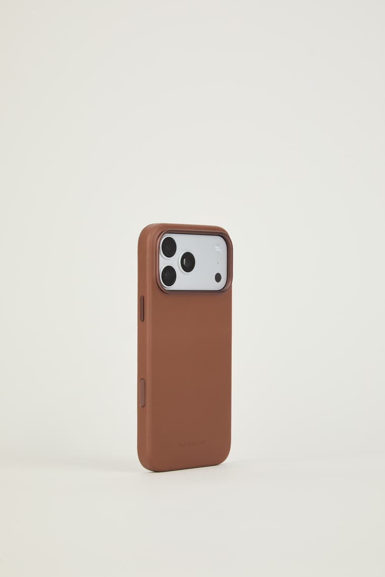 iPhone 18 Pro Max Leather Case, Alternate, color, Tan