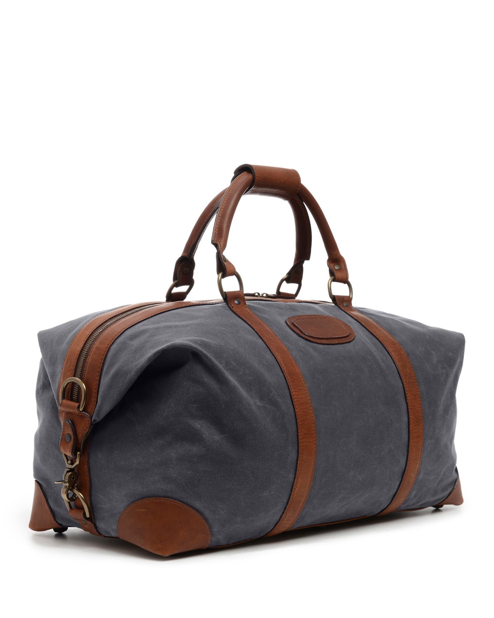 Twain 22" Waxed Canvas Weekender, Alternate, color, Grey
