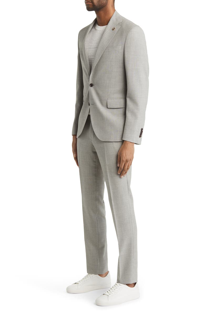 Ted Baker London Ralph Extra Slim Fit Wool Suit, Alternate, color, 