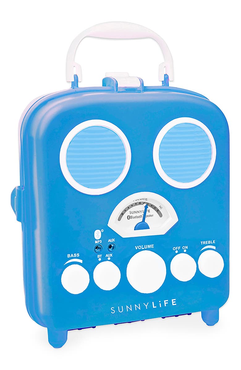 Sunnylife Medium Beach Sounds Bluetooth<sup>®</sup> Travel Speaker, Main, color,