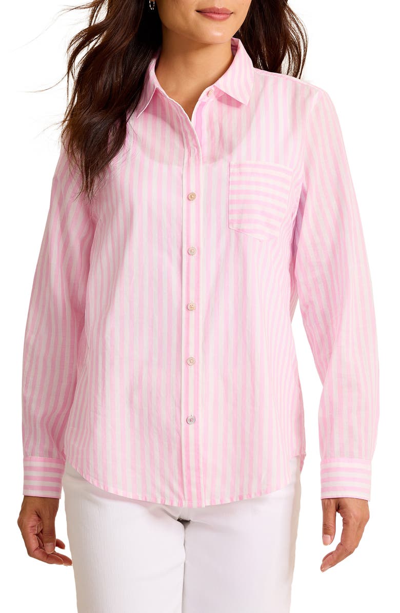 Tommy Bahama Oceanic Oasis Shirt, Main, color, Lilac Chiffon