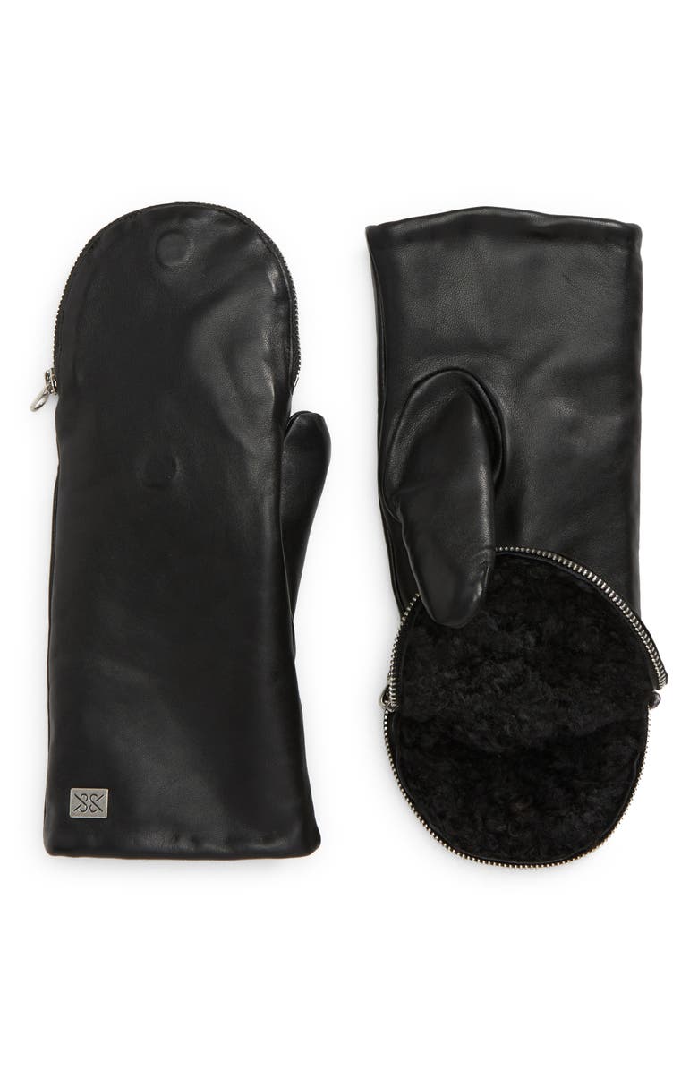 Soia & Kyo Betrice-F Zippered Foldover Mittens, Main, color, 