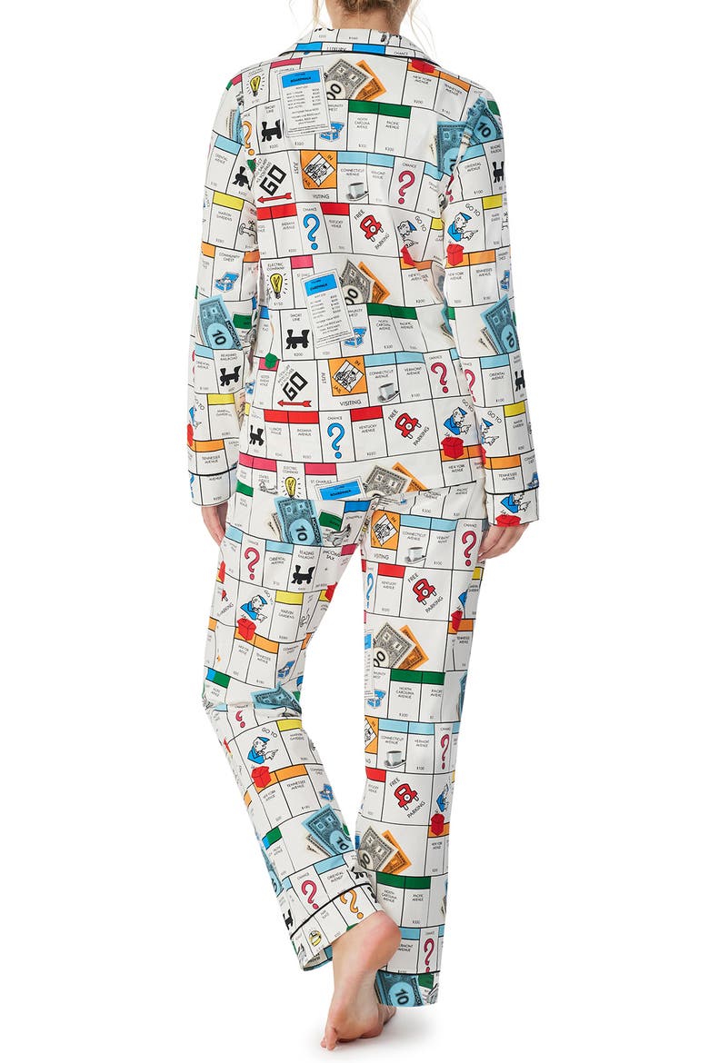 BedHead Monopoly Organic Cotton Blend Pajamas, Alternate, color, MONOPOLY GAMEBOARD
