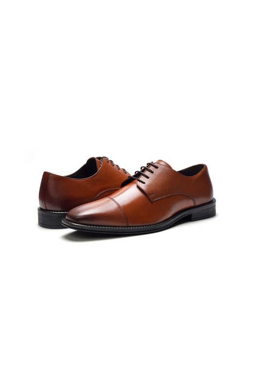 Maddox Cap-toe Oxford, Alternate, color, Tan Leather