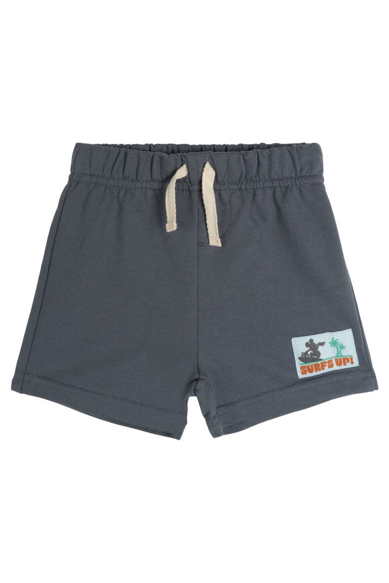 Mickey Mouse Baby Boys' 2-Piece Bodysuit and Shorts Set, Alternate, color, Blue Gray Mickey