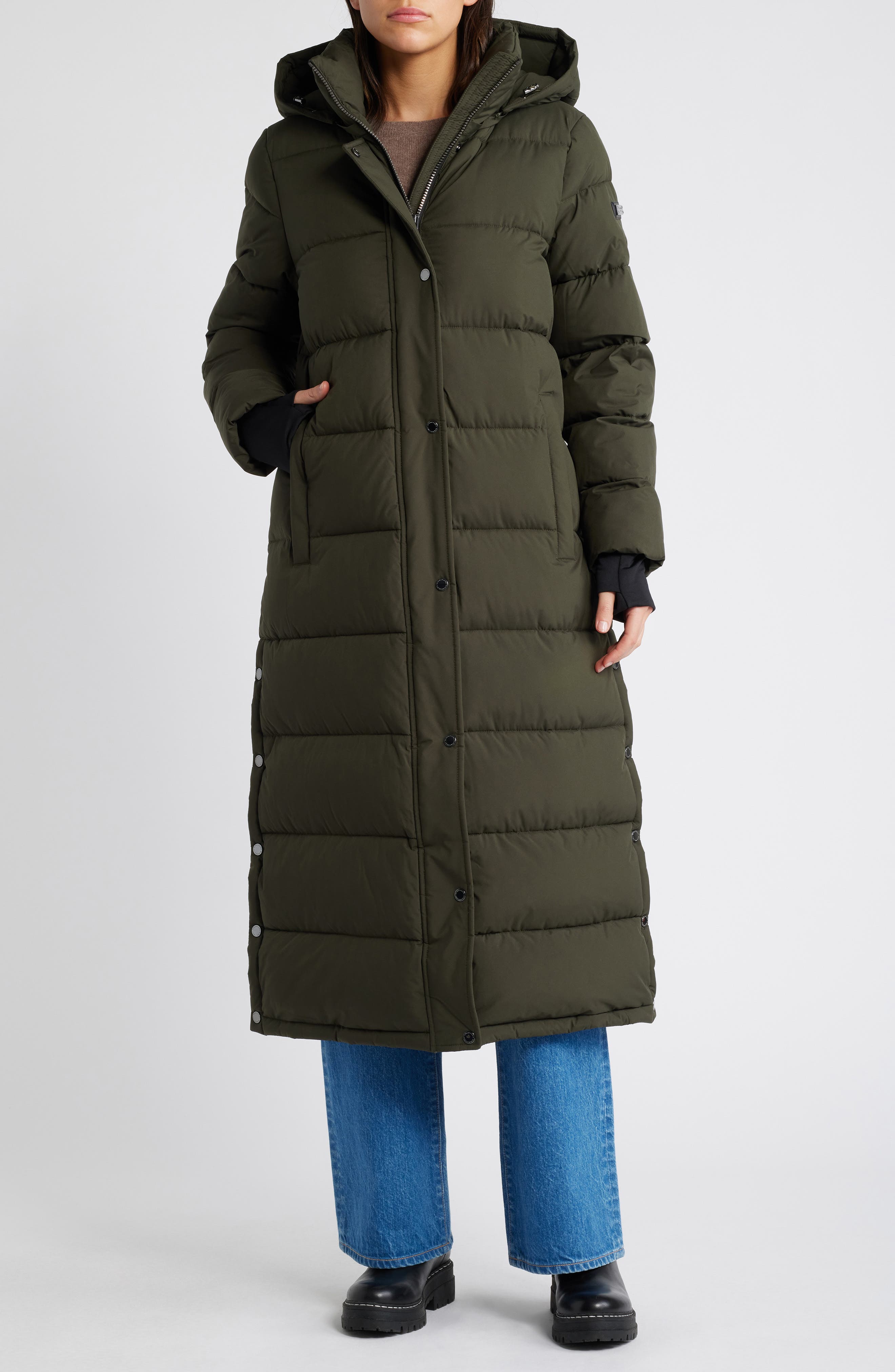 BCBGMAXAZRIA Long Puffer Coat