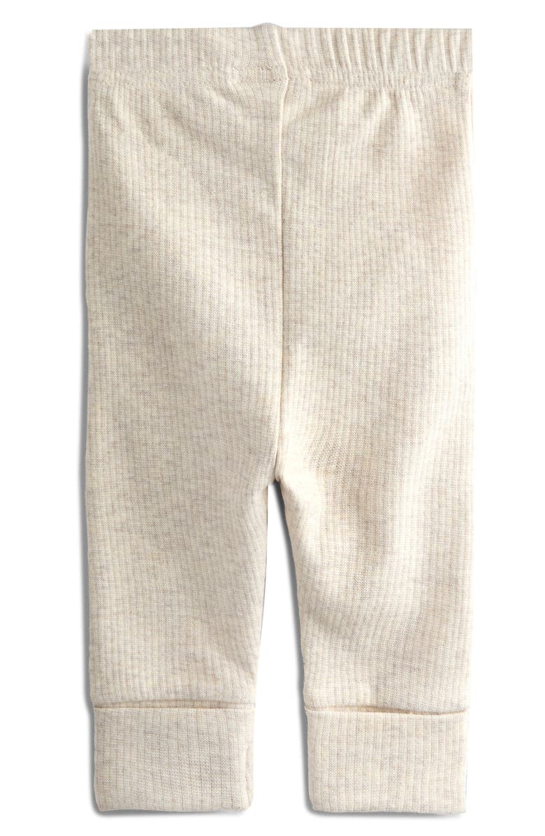 JOJO MAMAN BEBE Bear Stripe Top & Leggings Set, Alternate, color, Cream